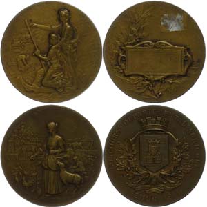 Medallions Foreign after 1900 France, lot ... 