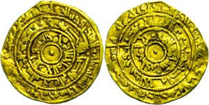 Coins Islam Fatimids, dinar (4, 02g), ... 