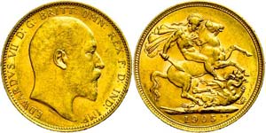Australien Pound, 1905, Edward VII., ... 