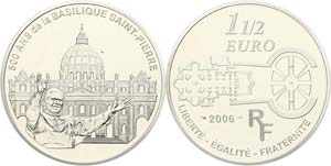 Frankreich 1,5 Euro, 2006, 500 Jahre ... 