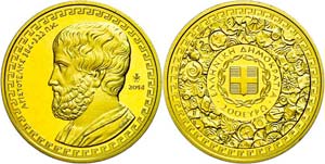 Greece 200 Euro, Gold, 2014, Aristotle, Fb. ... 