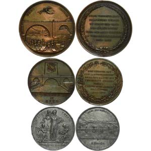 Medaillen Ausland vor 1900 Schweiz, Lot von ... 