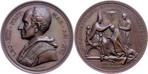 Medaillen Ausland vor 1900 Vatikan, Leo ... 