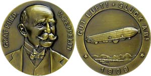 Medaillen Deutschland nach 1900 Zeppelin, ... 