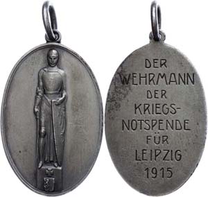 Medallions Germany after 1900 Leipzig, oval ... 