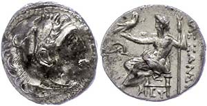 Macedonia Mylasa, drachm (4, 14 g), 336-323 ... 