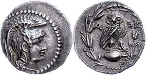 Attica Athen, drachm (4, 23 g), approximate ... 