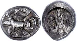 Elis Olympia, Drachme (5,72g), ca. 460 v. ... 