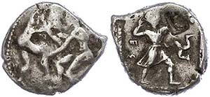 Pamphylien Aspendos, Stater (10,89g), ca. ... 