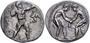 Pamphylien Aspendos, Stater (10,73g), ca. ... 