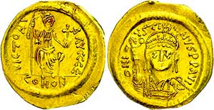 Münzen Byzanz Justinus II., 565-578, ... 