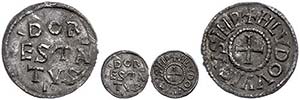 Münzen Karolinger Dorestad, Denar (1,66g), ... 