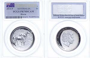 Australien Dollar, 2014, P, Year Of the ... 