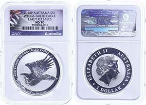 Australia Dollar, 2015, Wedged Tailed eagle, ... 