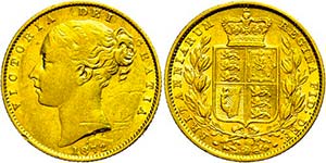 Great Britain Sovereign, Gold, 1872, ... 