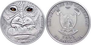 Cameroun 1.000 Franc, 2012, Cross River ... 