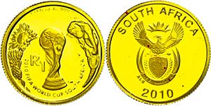 South Africa 1 margin, Gold, 2010, soccer ... 