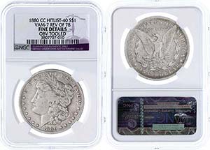 Coins USA Dollar, silver, 1880, morgan ... 