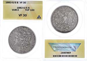 Coins USA Dollar, silver, 1882, morgan ... 