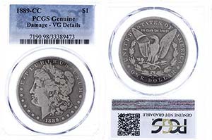 Coins USA Dollar, silver, 1889, morgan ... 