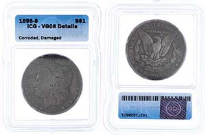 Coins USA Dollar, silver, 1895, morgan ... 