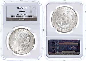 Coins USA Dollar, silver, 1899, morgan ... 