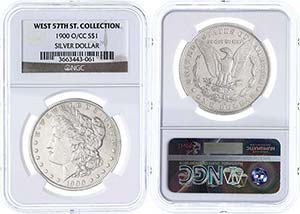 Coins USA Dollar, silver, 1900, morgan ... 