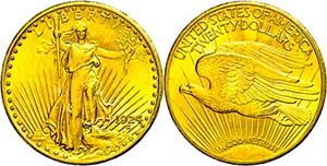 Coins USA 20 Dollars, Gold, 1924, ... 