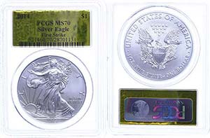 Coins USA 1 Dollar, 2014, Silver eagle, in ... 