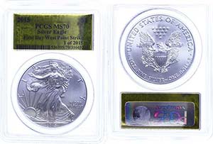 Coins USA 1 Dollar, 2015, W, Silver eagle, ... 