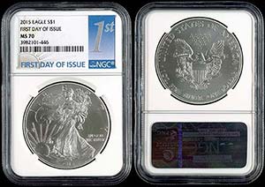 Coins USA Dollar, 2015, Silver eagle, in ... 