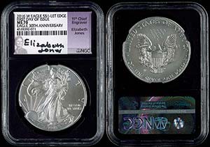 USA 1 Dollar, 2016, W, Silver Eagle, in Slab ... 