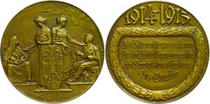 Medallions Foreign after 1900 Vienna, bronze ... 