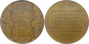 Medallions Foreign after 1900 Vienna, bronze ... 