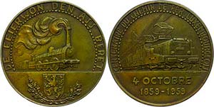 Medallions Foreign after 1900 Luxembourg, Æ ... 