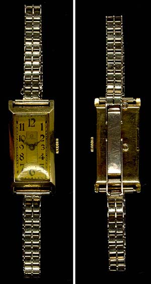Gold und Silberschmuck Damen Armbanduhr ... 