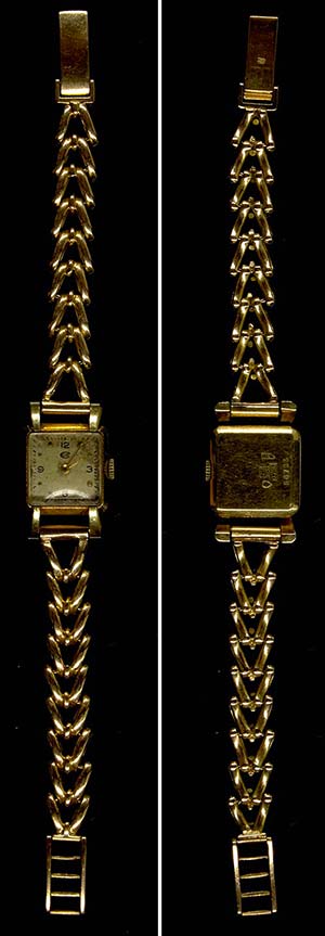 Gold und Silberschmuck Damen Armbanduhr von ... 