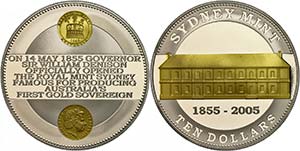 Australia 10 Dollars, 2005, 150. Anniversary ... 