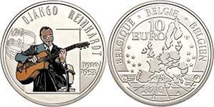 Belgien 10 Euro, 2010, 100. Geburtstag von ... 
