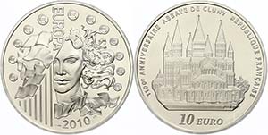 France 1, 5 Euro, 2010, European monetary ... 