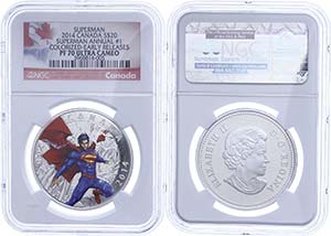Canada 20 Dollars, 2015, Superman Jahres #1, ... 