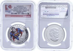 Canada 20 Dollars, 2015, Superman-Action ... 