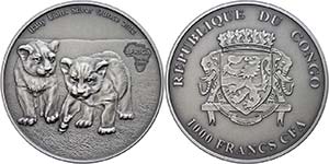 Kongo Republik 1.000 Francs, 2013, Africa - ... 