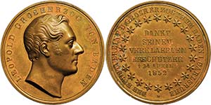 Medallions Germany before 1900 Baden, Karl ... 