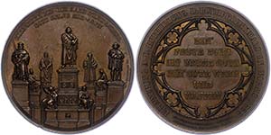 Medallions Germany before 1900 Worms, bronze ... 