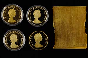 Gold Coin Collections Canada, 4 x ... 