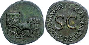 Coins Roman Imperial Period  Tiberius, ... 