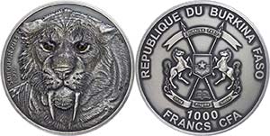 Burkina Faso  1.000 Francs, 2013, ... 