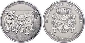 Gabon  2.000 Franc, 2013, Africa - baby ... 