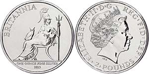 Grossbritannien  2 Pounds, 2013, Britannia, ... 